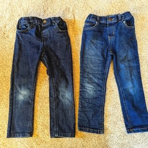 Two Pairs Garanimals Toddler Jeans, size 5T, never worn.